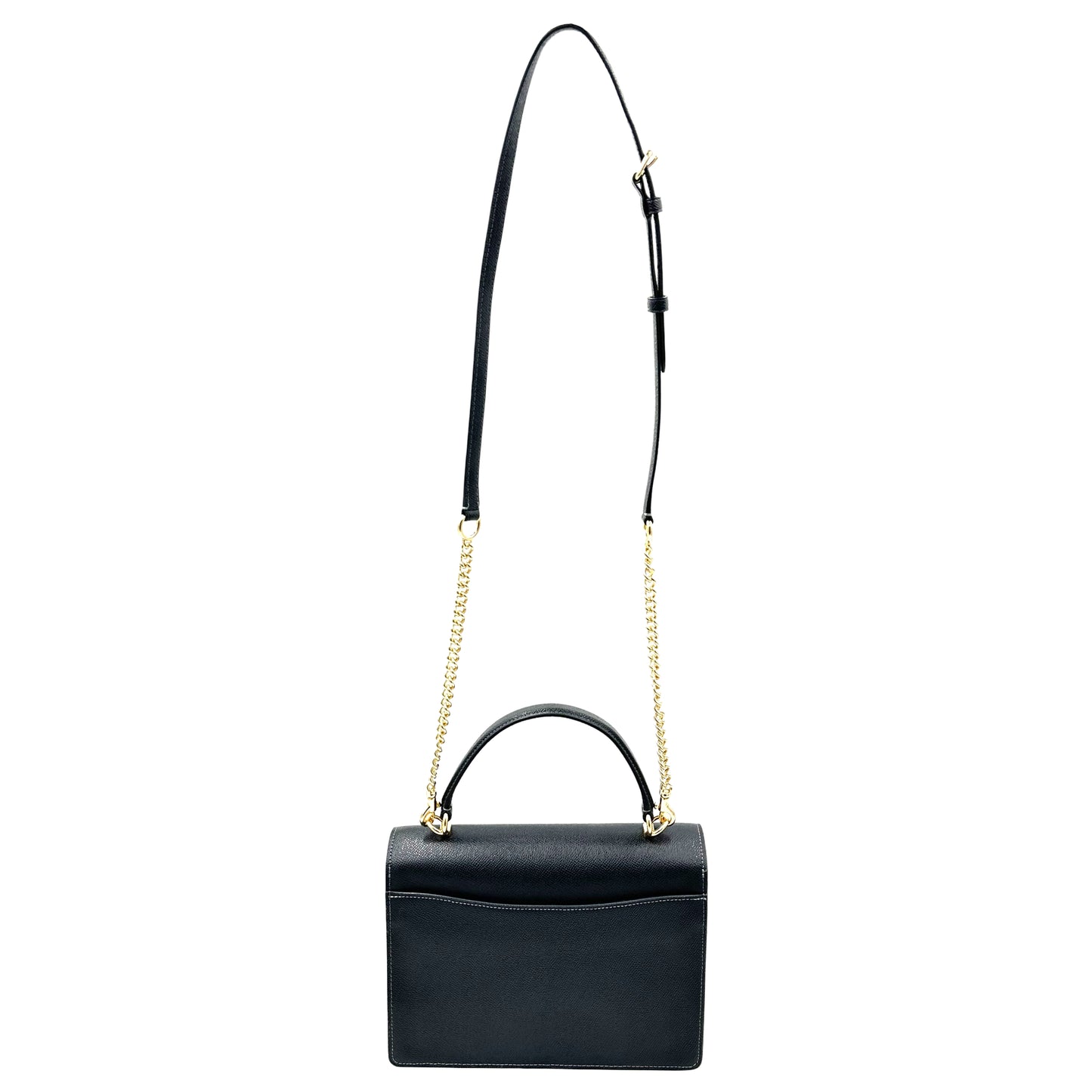 Coach Klare Crossbody Grain Top Handle Crossbody- Black