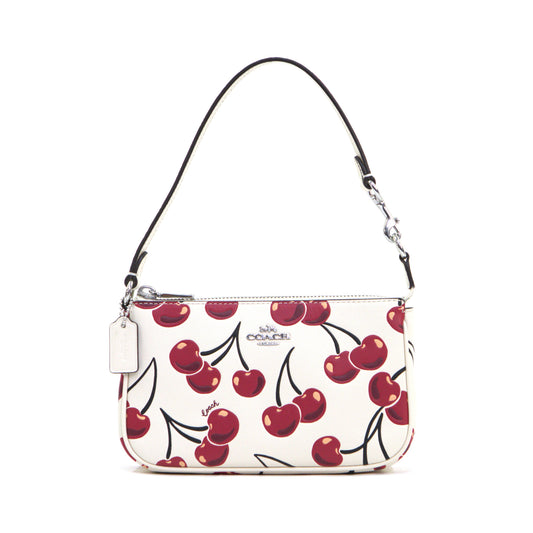 Coach Nolita 19 Leather Bag with Cherry Print - Chalk Multi
