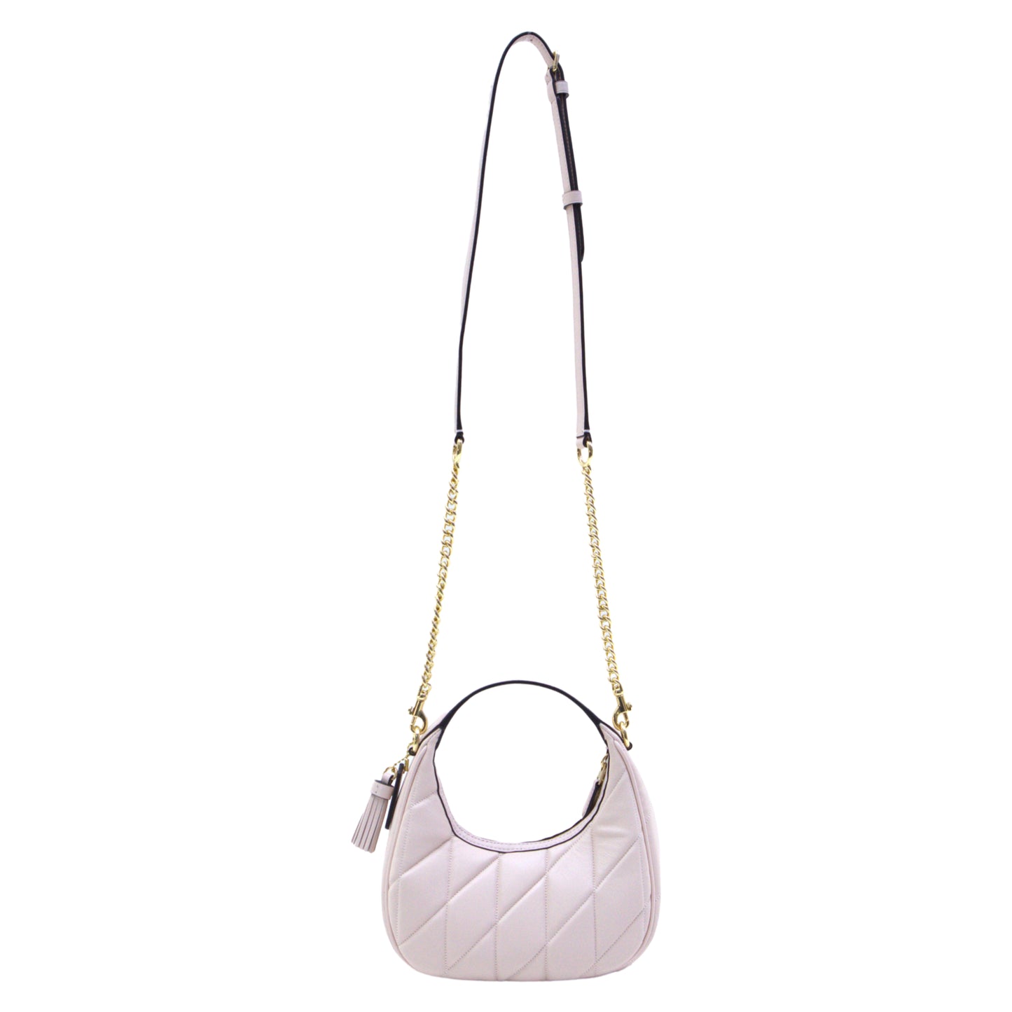 Coach Carmen Mini Crossbody Bag With Quilting - Blush