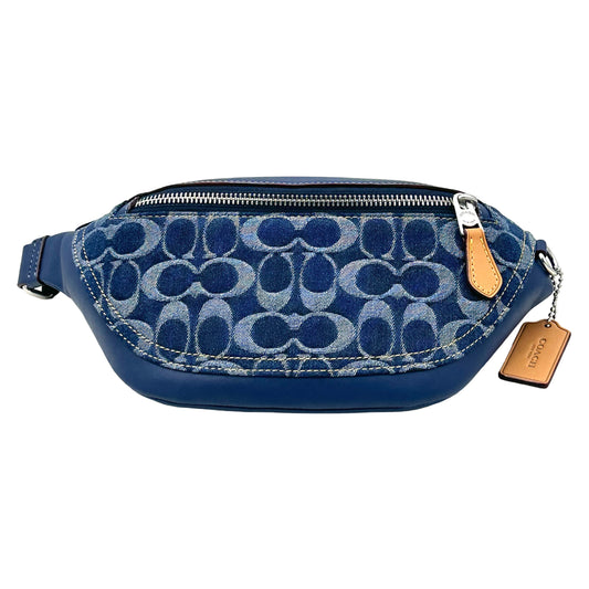 Coach  Warren Mini Belt Bag In Signature Denim - Denim