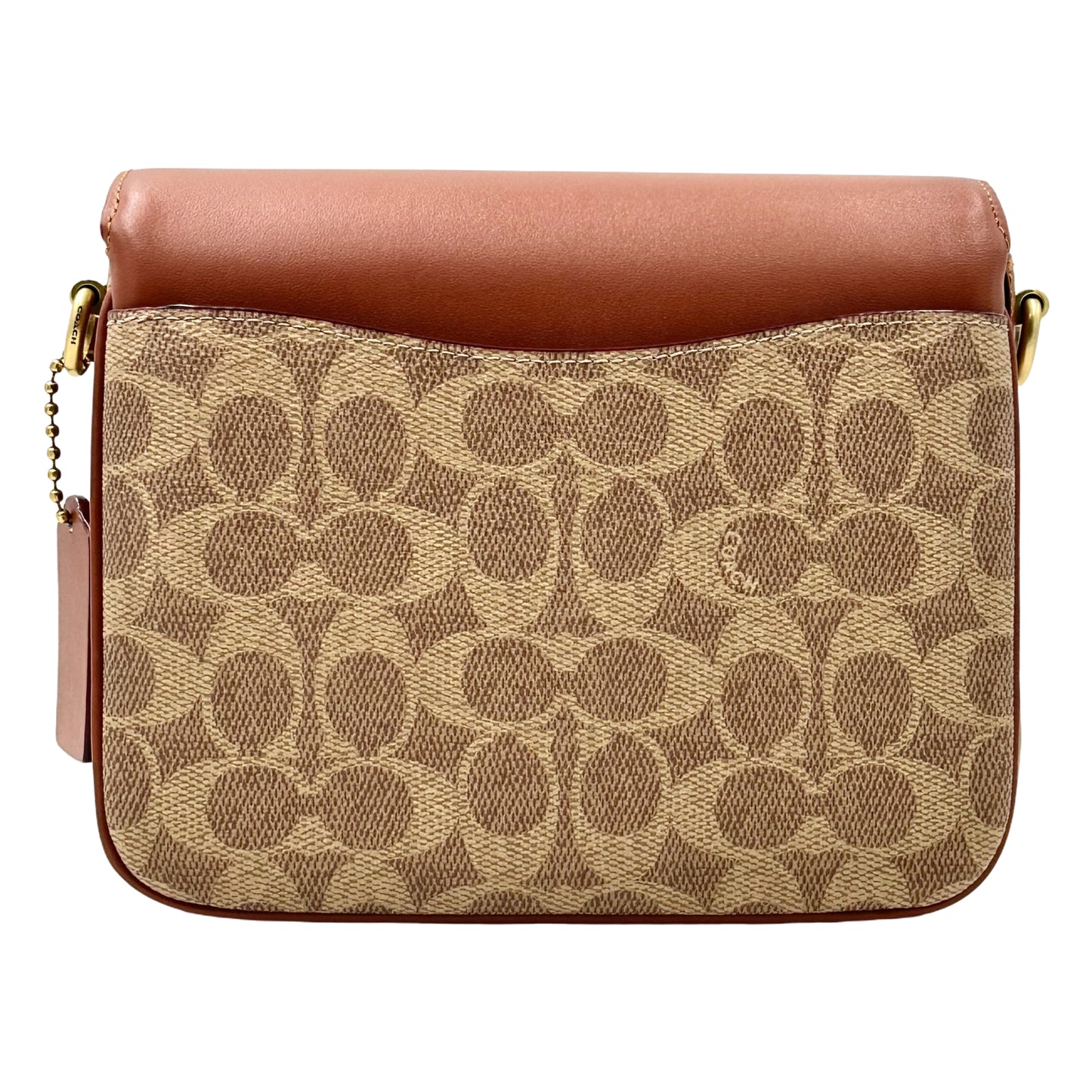 Coach Polished Pebbled Leather Cassie Crossbody - Tan/Caramel