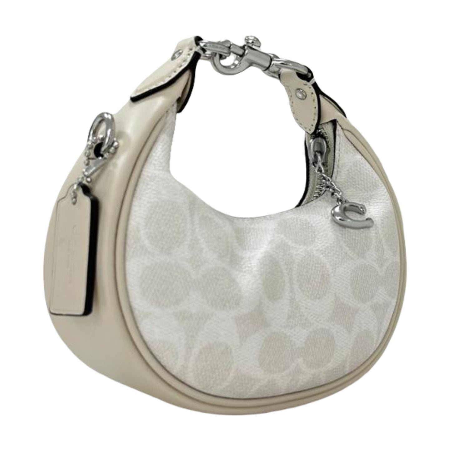 Coach Jonie Bag In Signature Canvas -Silver/White Chalk