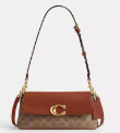 Coach Jet Shoulder Bag In Signature Canvas - Tan rust
