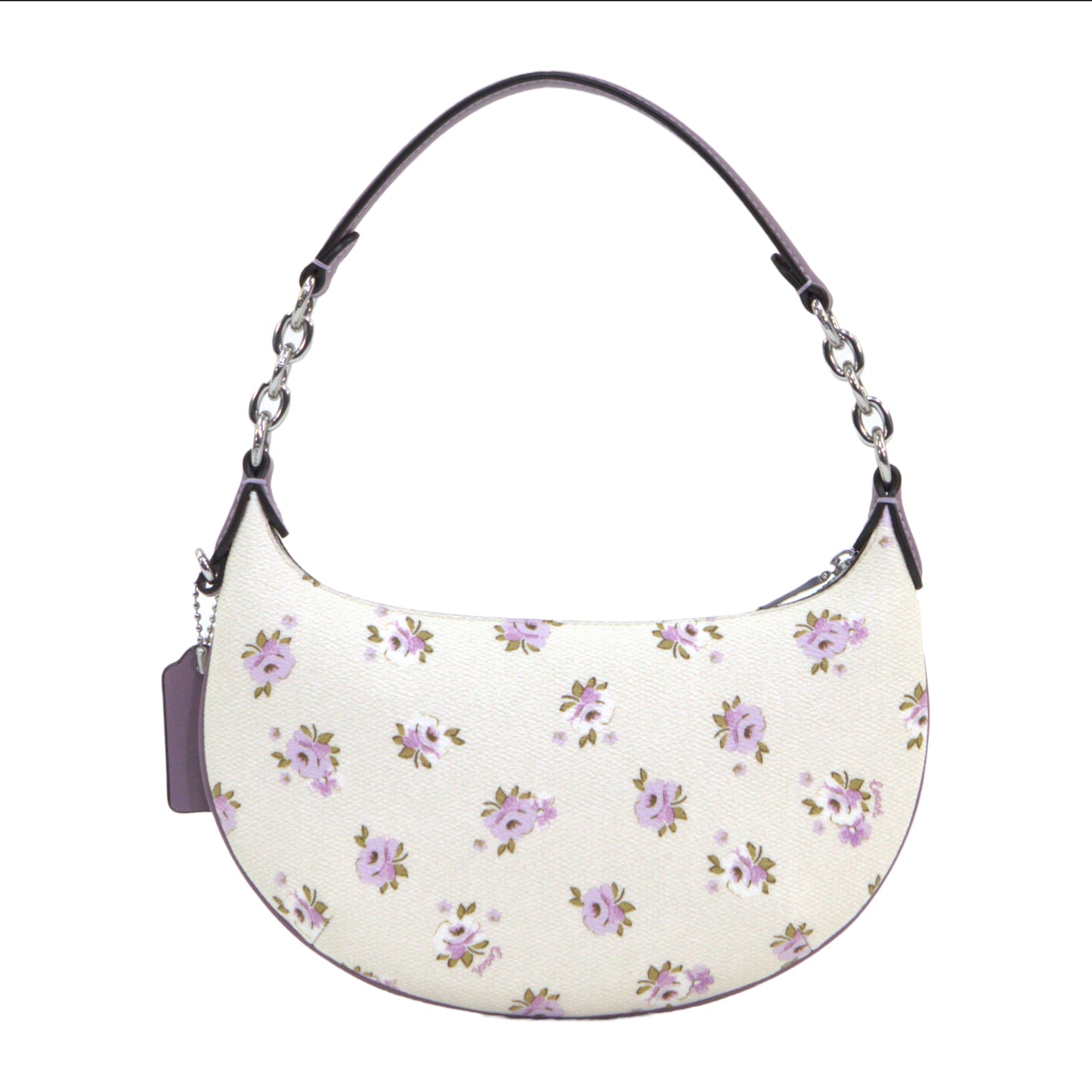 Coach Mini Payton Bag With Floral Print - Chalk Multi