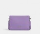 Coach  Slim Crossbody Pebbled Leather-Silver/Iris