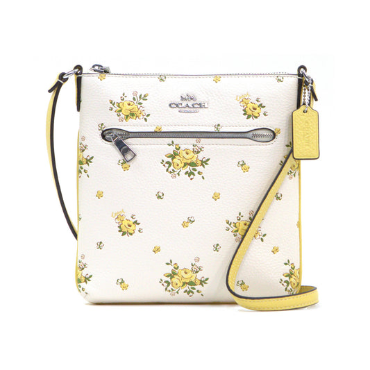 Coach Mini Rowan With Floral Print - Chalk Multi