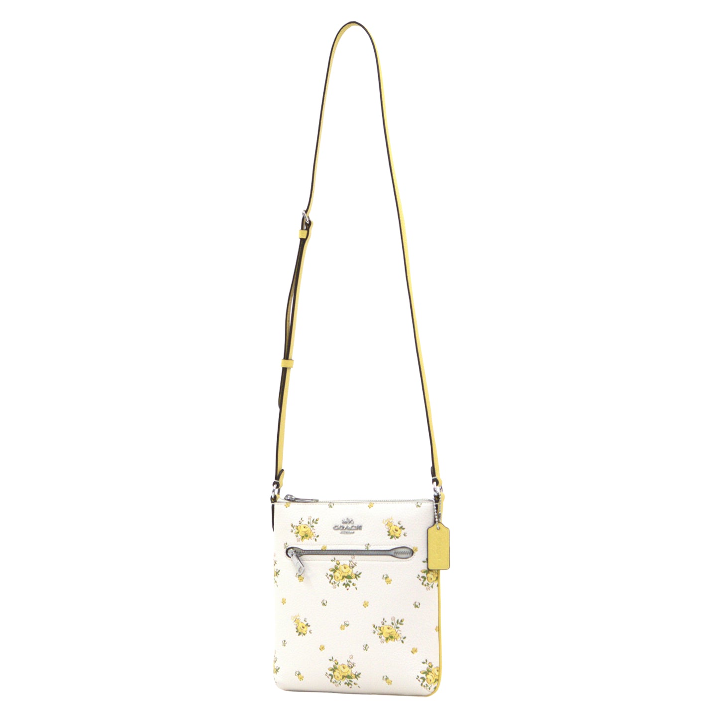 Coach Mini Rowan With Floral Print - Chalk Multi