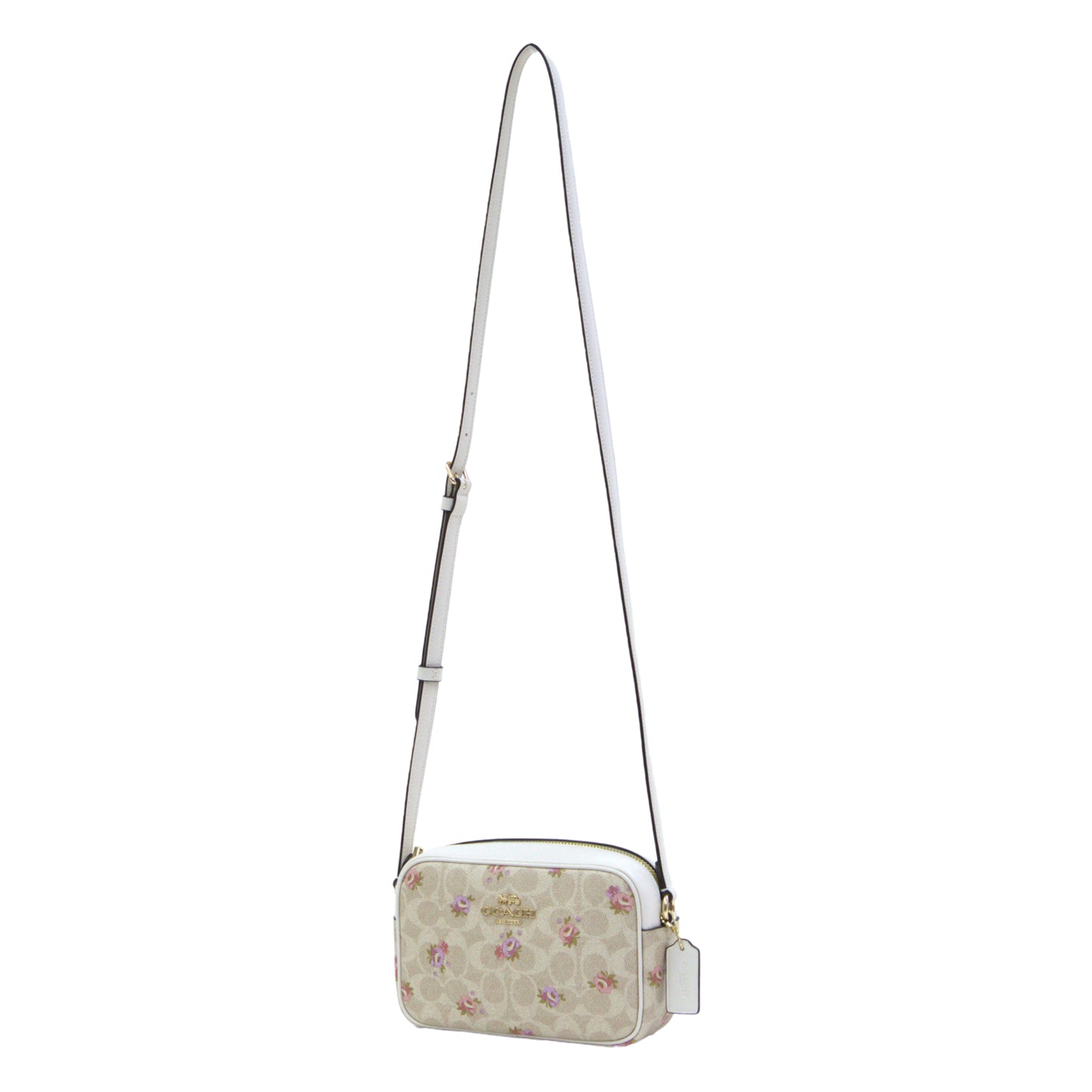Coach Mini Jamie Crossbody Signature Floral - Sand Multi