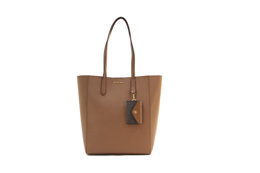 Michael Kors Large Vincent Large Tote Bag in Luggage with Card Holder - Luggage