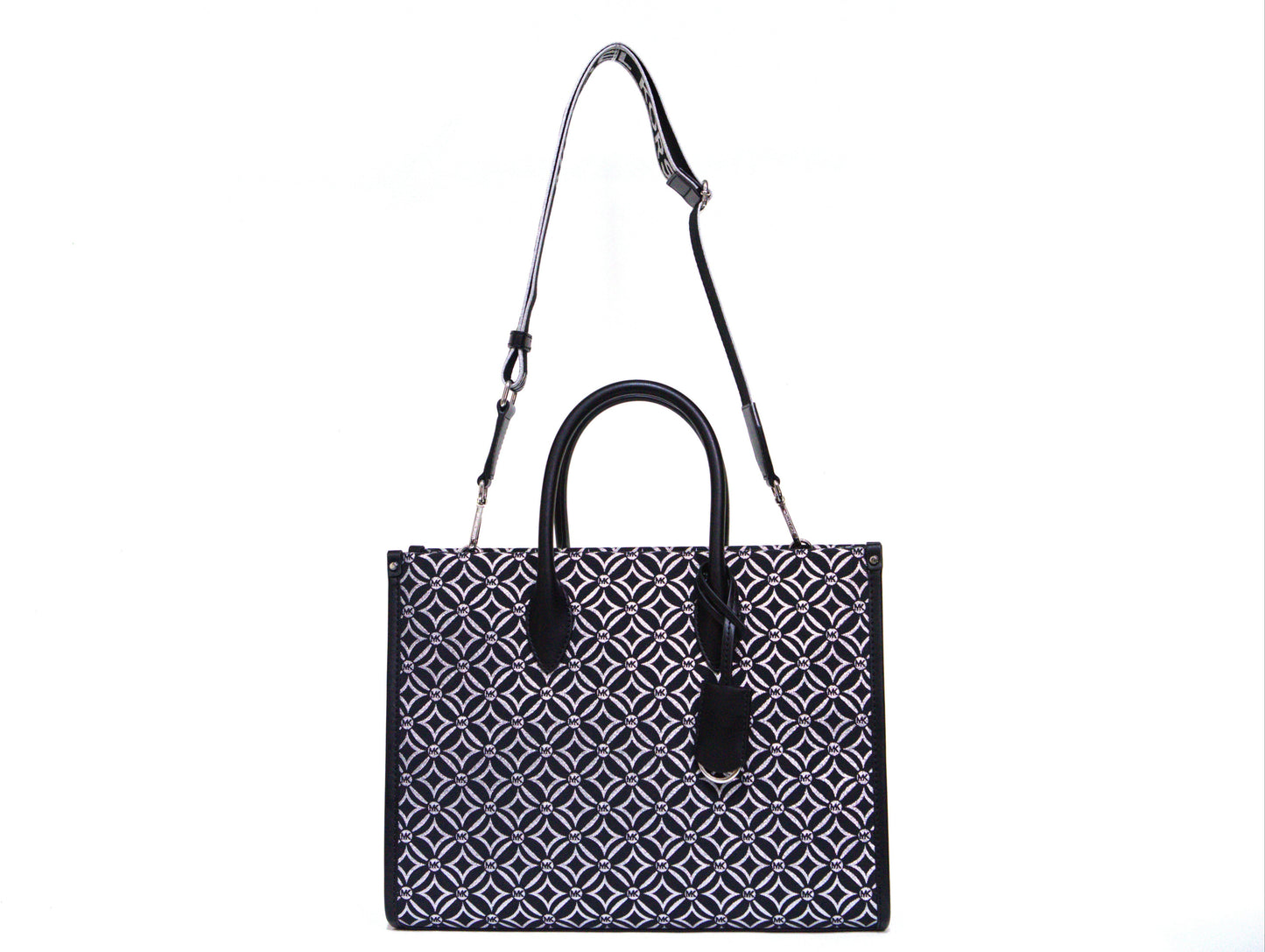 Michael Kors Mirella Medium East West Crossbody Tote Bag - Black