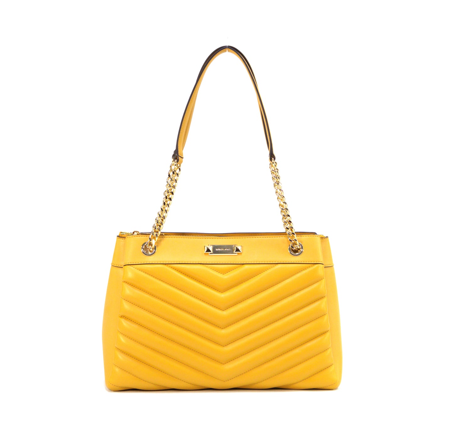 Michael Kors Whitney Medium Chain Strap Tote Shoulder Bag - Golden Rod
