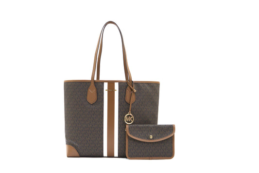 Michael Kors Eva Large Tote Travel Bag - Brown