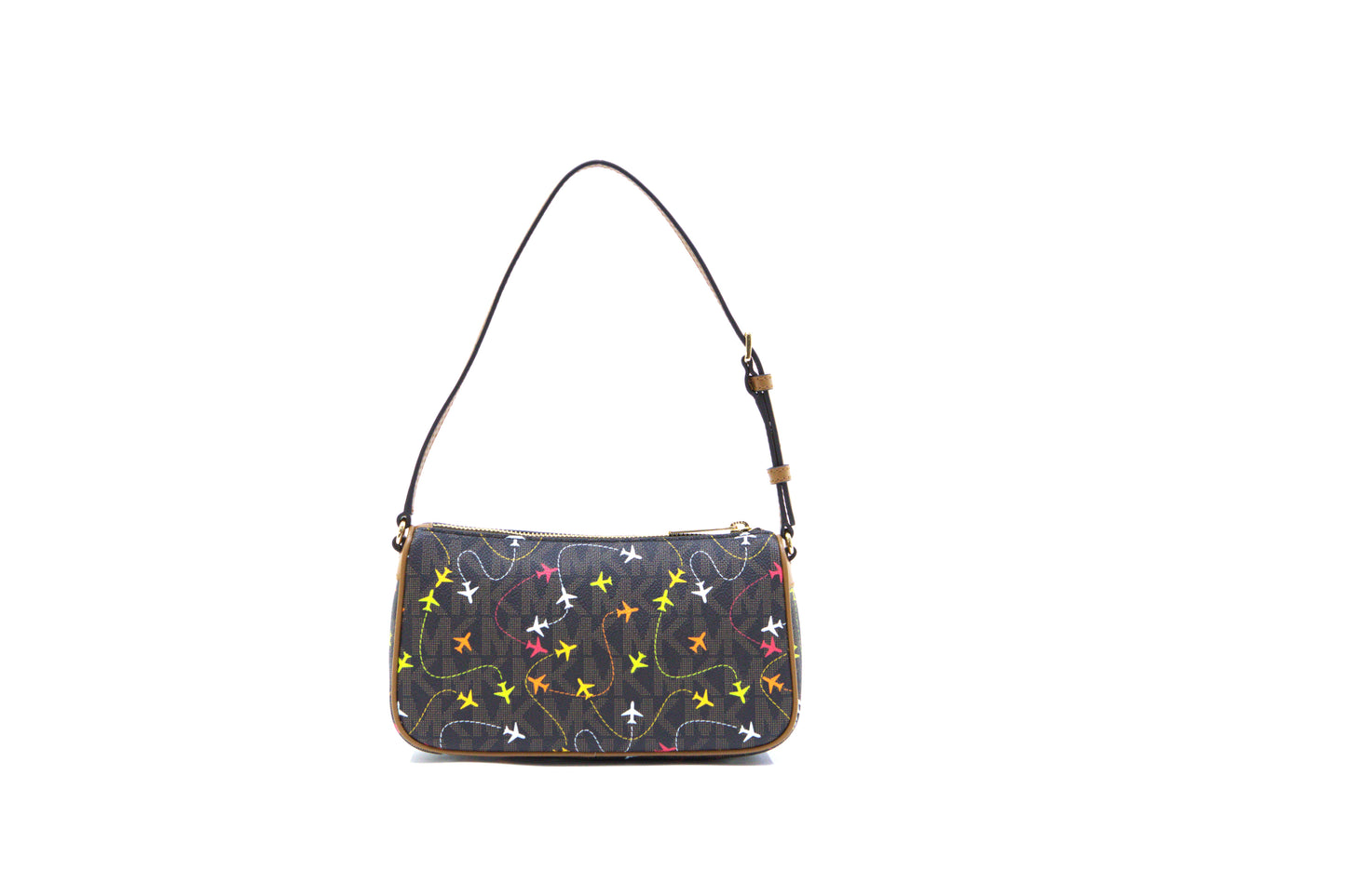 Michael Kors Jet set Medium Pouchette - Brown Multi