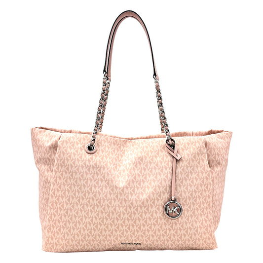 Michael Kors Georgia Large Top Zip Tote - Smokey Rose
