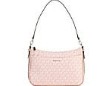 Michael Kors Jet Set Logo Medium Pochette Crossbody Bag- Smokey Rose