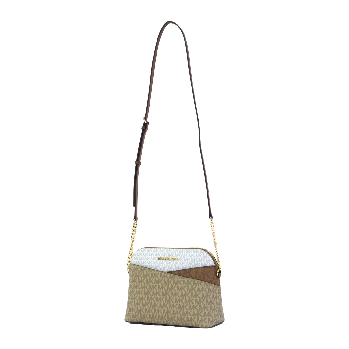 Michael Kors Jet Set Travel Medium Crossbody Bag - Camel Multi