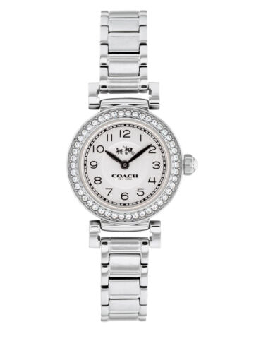 Coach Madison Watch With 24mm Silver Tone Face & Silver Bracelet 14502402 $295