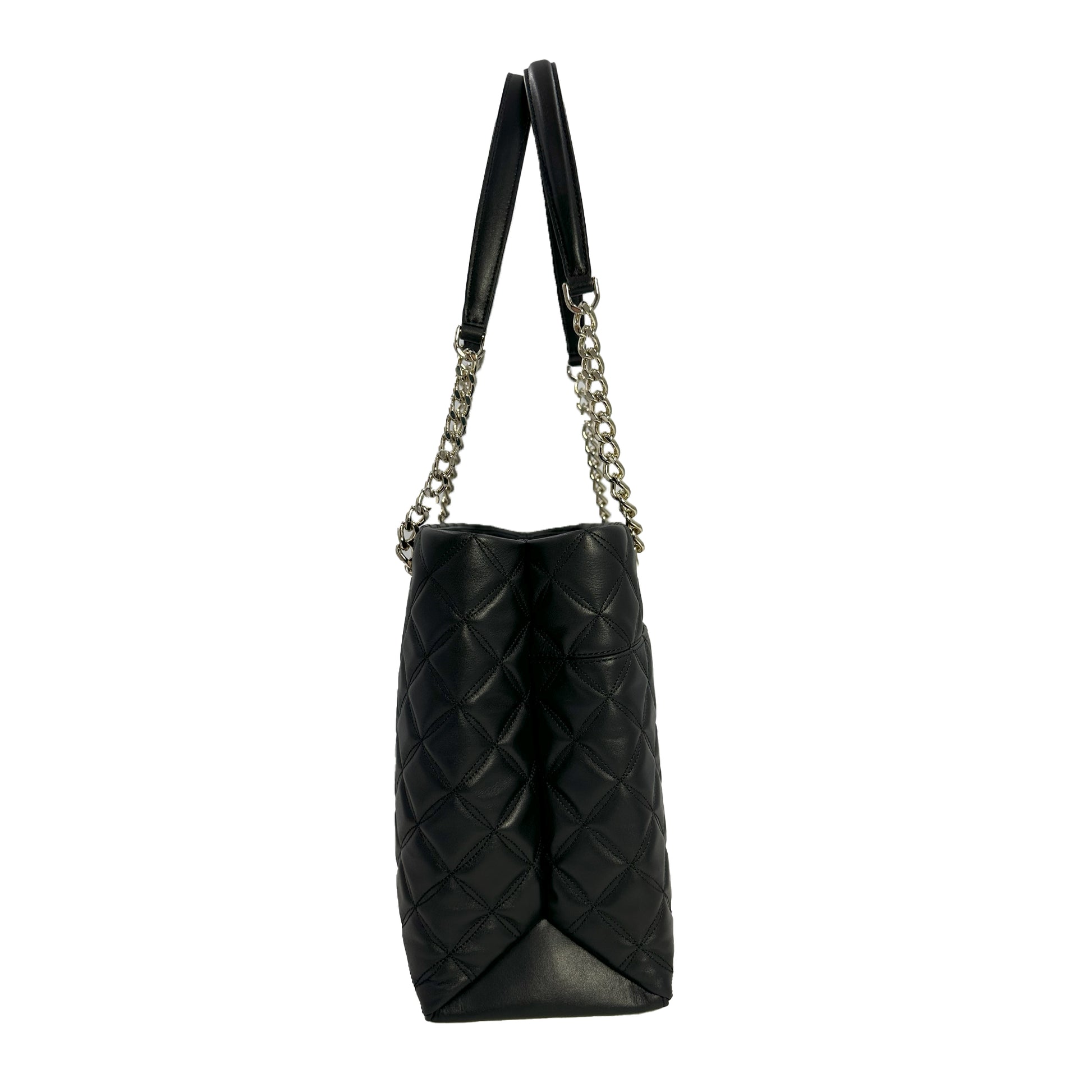 Kate Spade Natalia Large Leather Tote Bag - Black - 313039691683