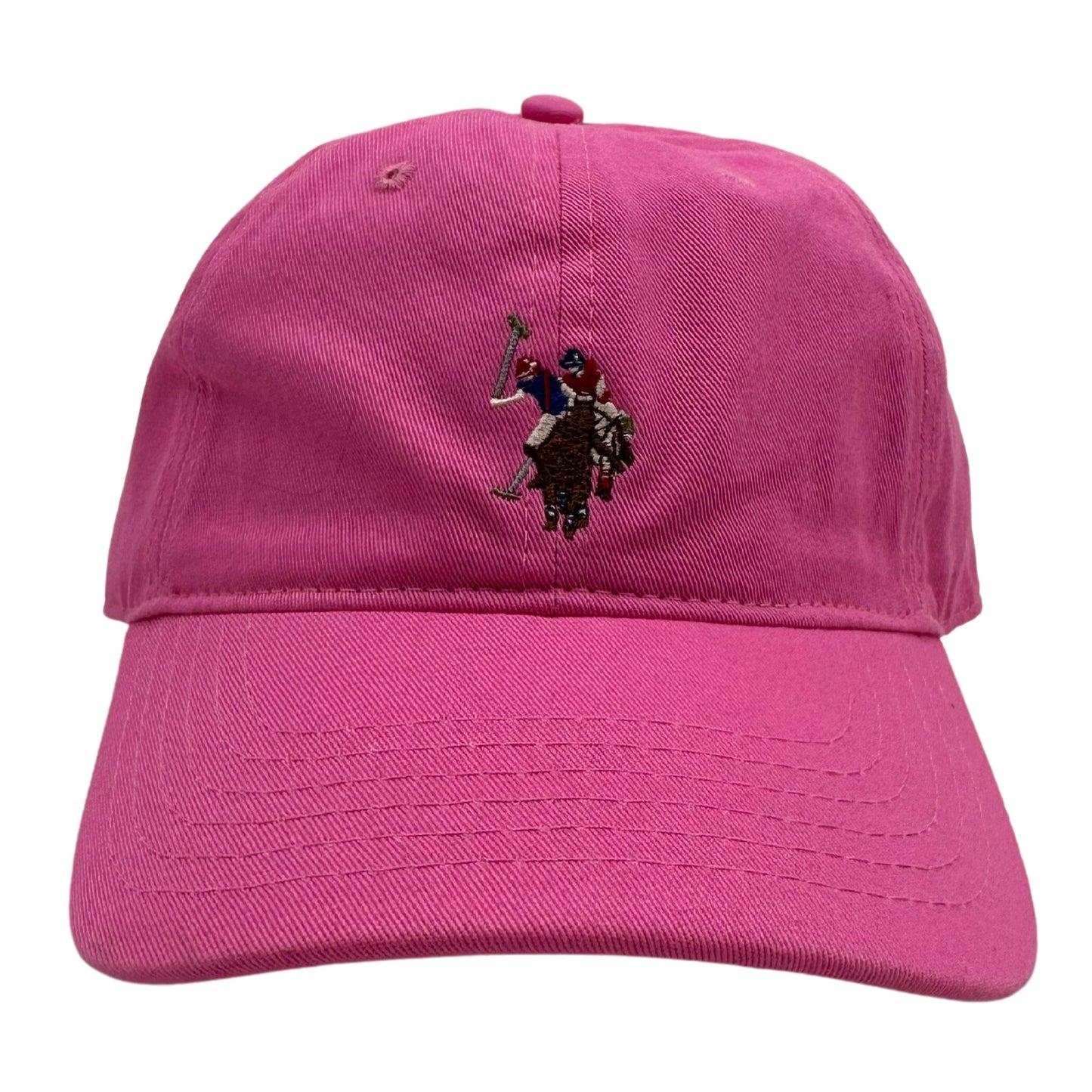 U.S. Polo Assn. Pink Unisex Adjustable Pink Hat - 888783737166