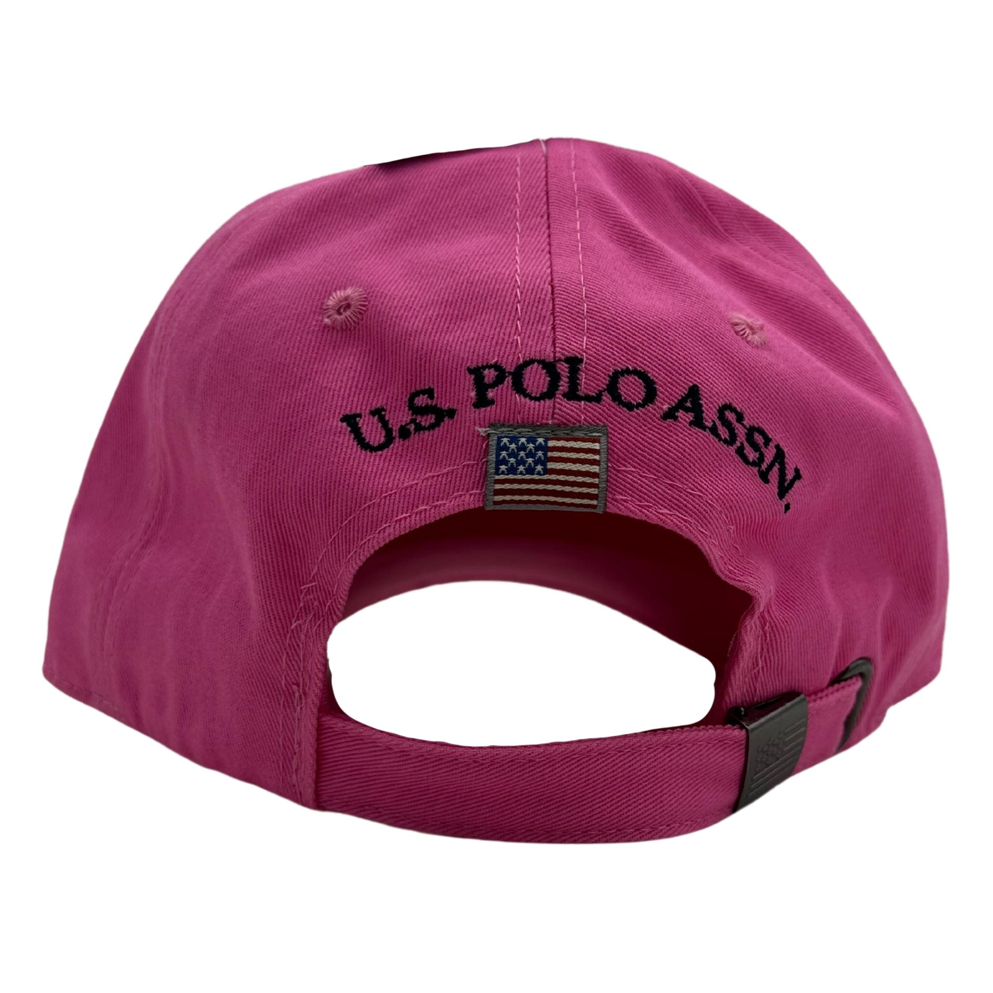 U.S. Polo Assn. Pink Unisex Adjustable Pink Hat - 888783737166