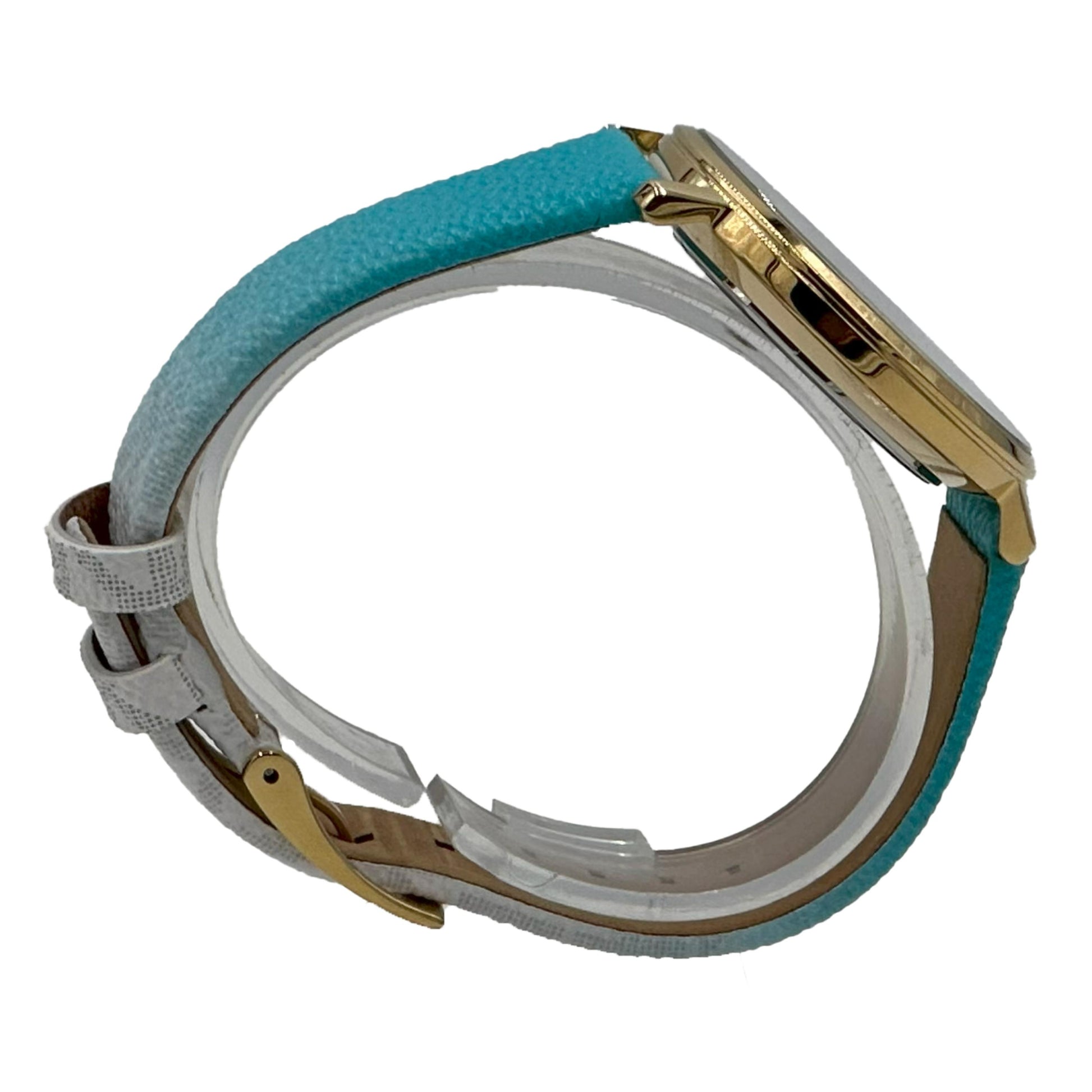Michael Kors Pyper Three-Hand Ombre Turquoise PVC Watch - MK2959 - 796483569232