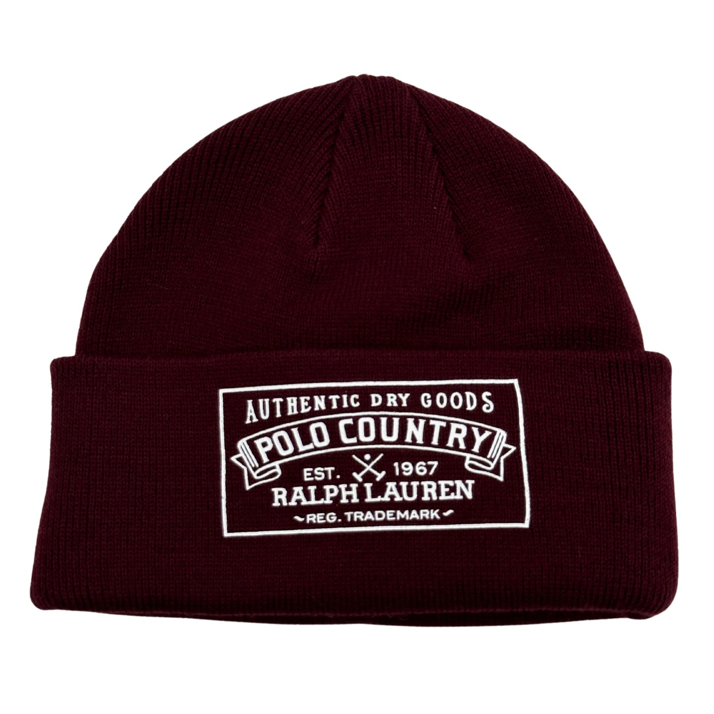 Polo Ralph Lauren Burgundy Polo Country Beanie