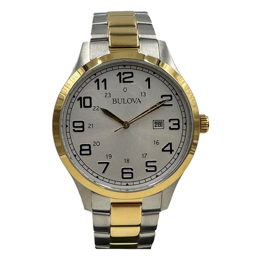 Bulova Men's Quartz Gold and Silver Tone 42mm Bracelet Watch - 98B304 0042429553743