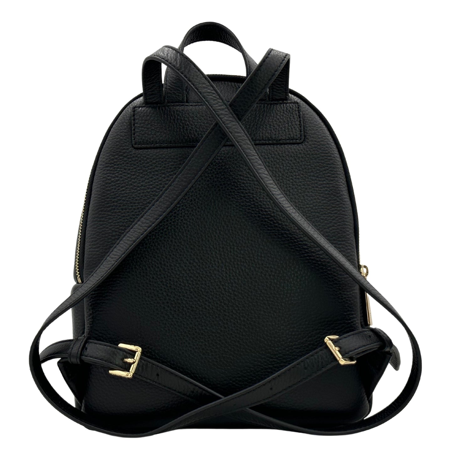 Michael Kors Erin Medium Pebbled Leather Backpack - Black 194900722299