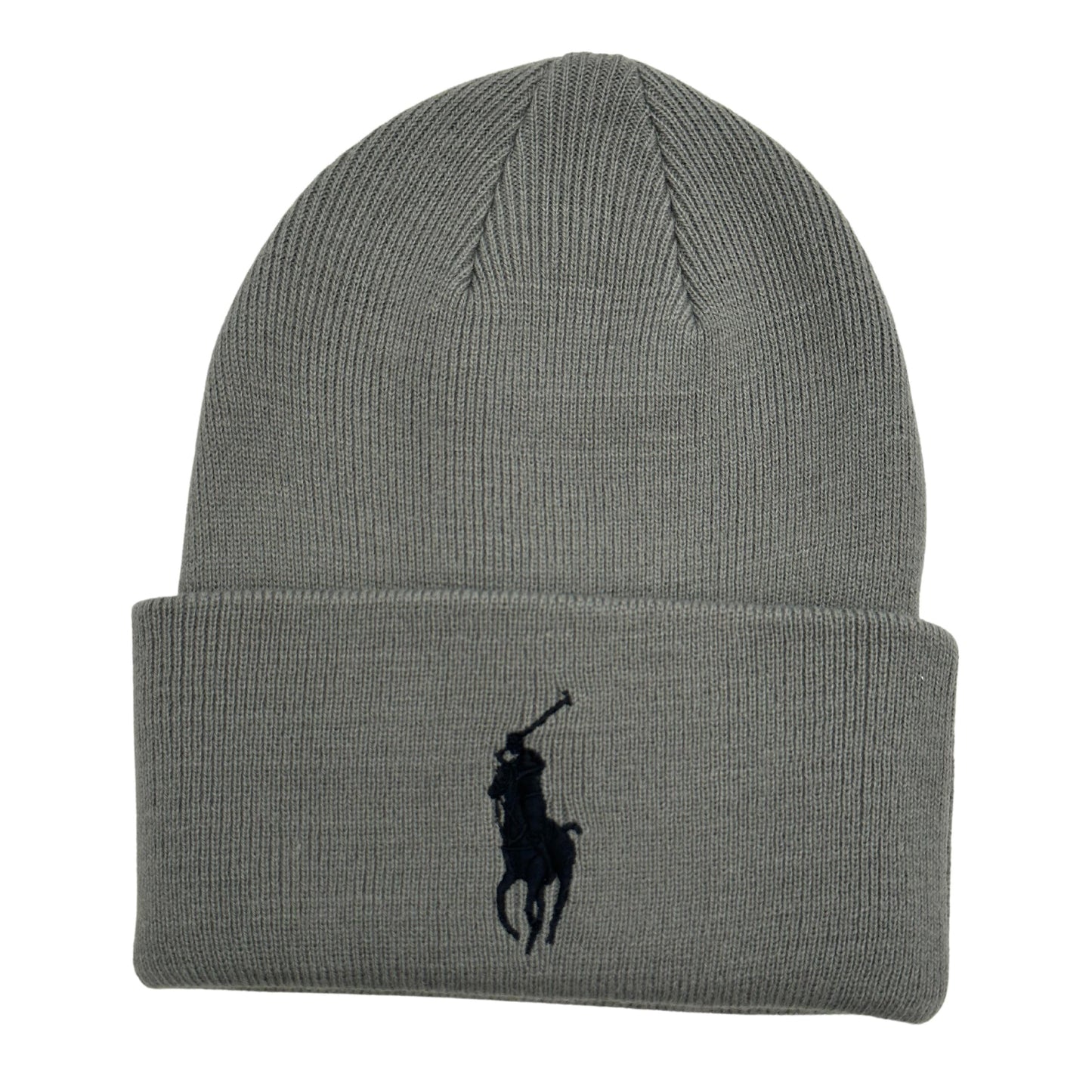 Polo Ralph Lauren Men's Big Pony Grey Beanie - 020204342249