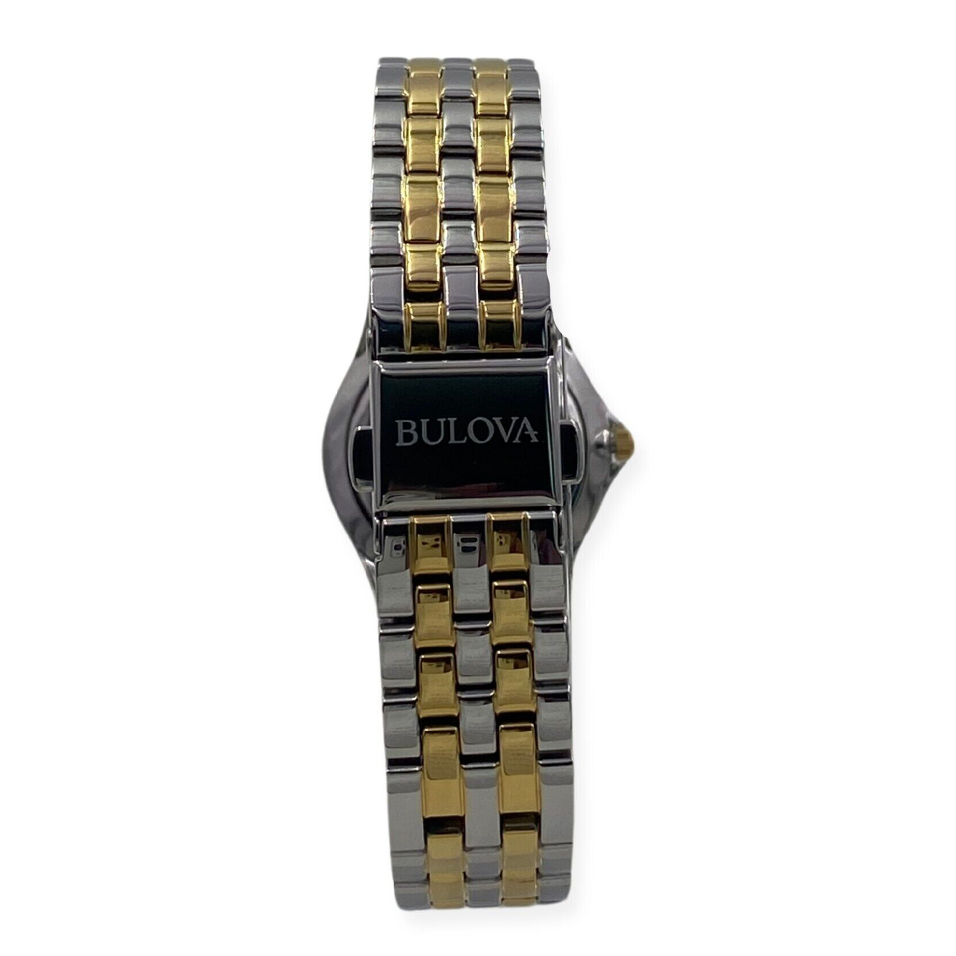 Bulova Women's Crystal Accent Two-Tone Mother-of-Pearl Dial Watch Set - 98X113 - 42429546844
