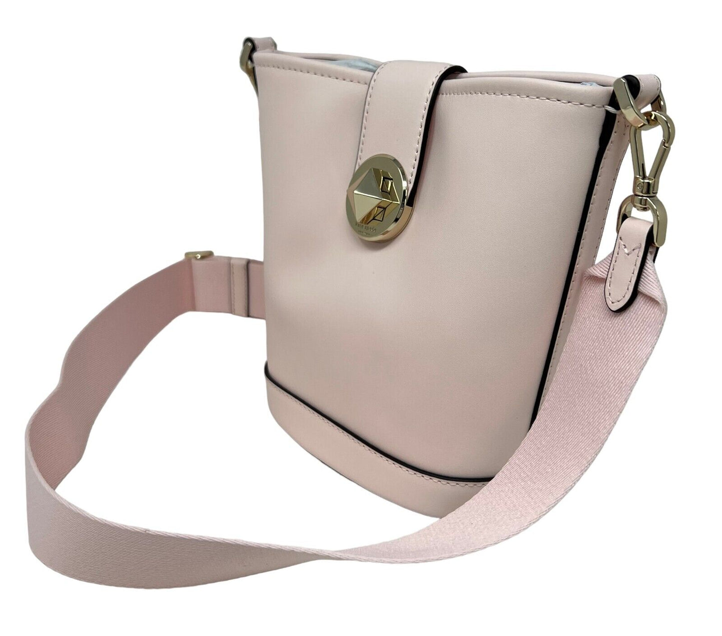 Kate Spade Light Rose Audrey Mini Bucket Crossbody Bag K8103 $329