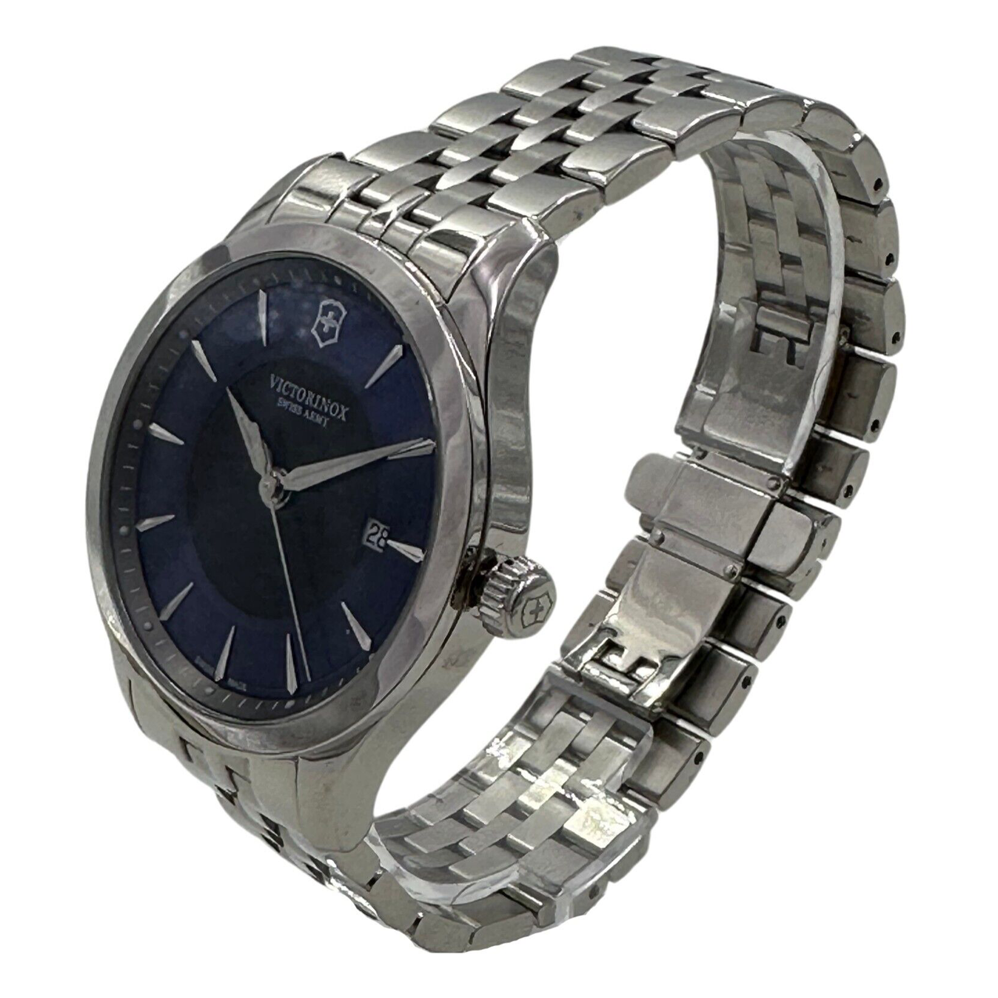 Victorinox Swiss Army Alliance Black Dial Stainless Steel Men's Watch - 241802 - 46928130528