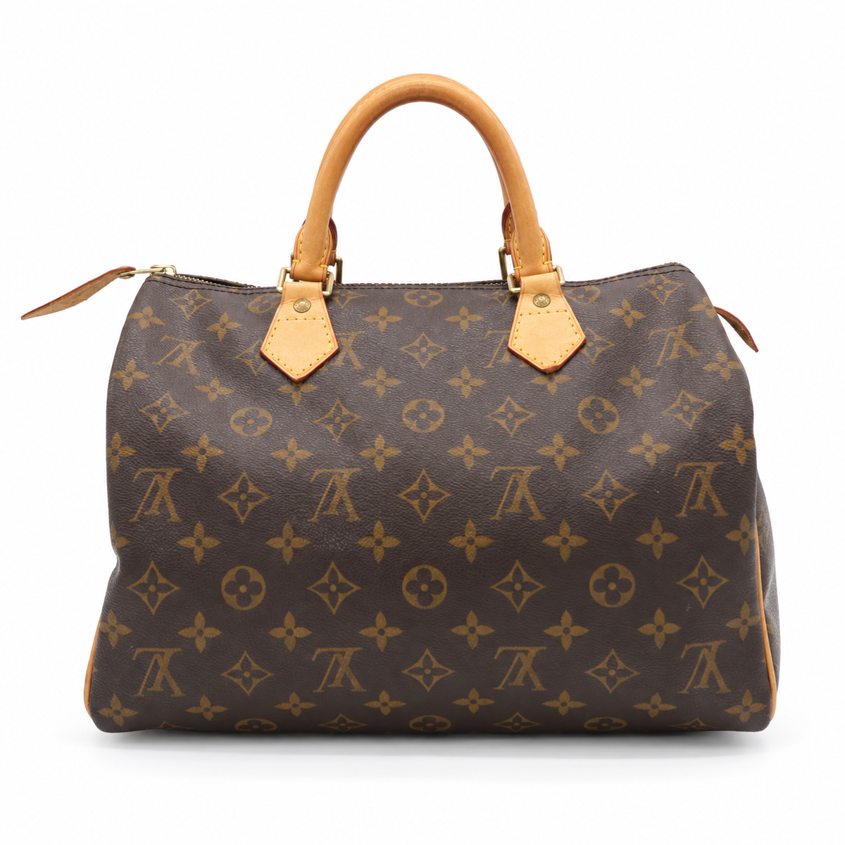 Louis Vuitton Monogram Speedy 30 Brown Canvas Leather Handbag – additional photo 2