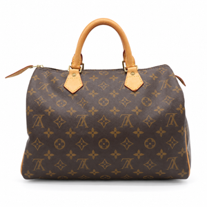 Louis Vuitton Monogram Speedy 30 Brown Canvas Leather Handbag – additional photo 2