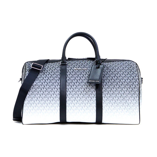 Michael Kors Cooper Men Carry-On Duffle Weekender Travel Luggage Bag  -Black