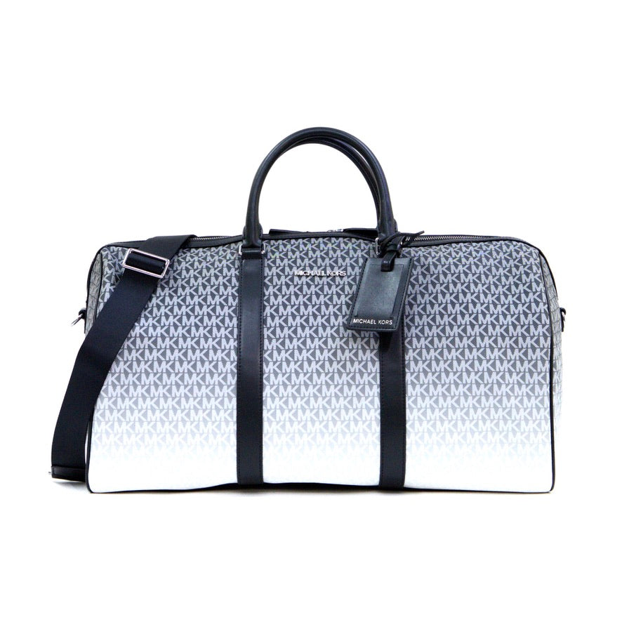 Michael Kors Cooper Men Carry-On Duffle Weekender Travel Luggage Bag  -Black