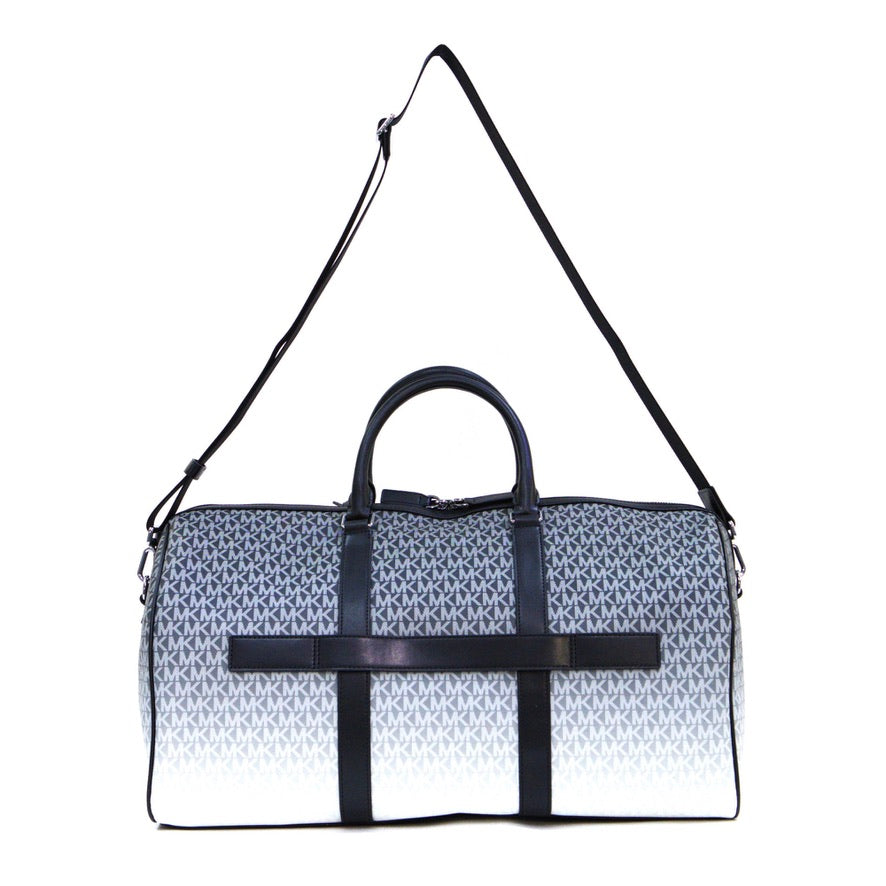 Michael Kors Cooper Men Carry-On Duffle Weekender Travel Luggage Bag  -Black