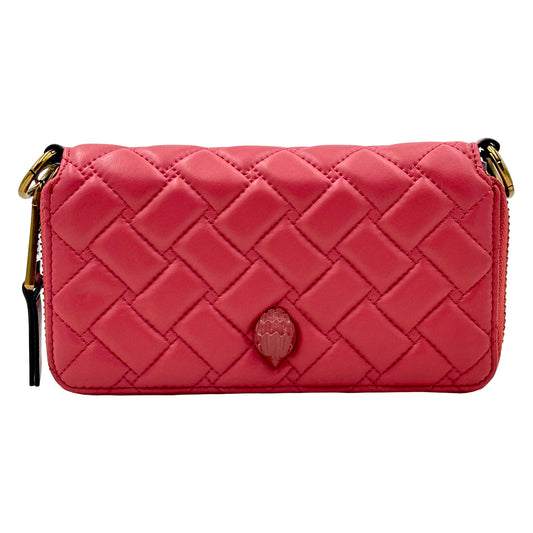Kurt Geiger London Long Flap Wallet Chain Crossbody - Red