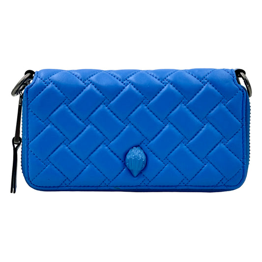 Kurt Geiger London Long Flap Wallet Chain Crossbody - Blue