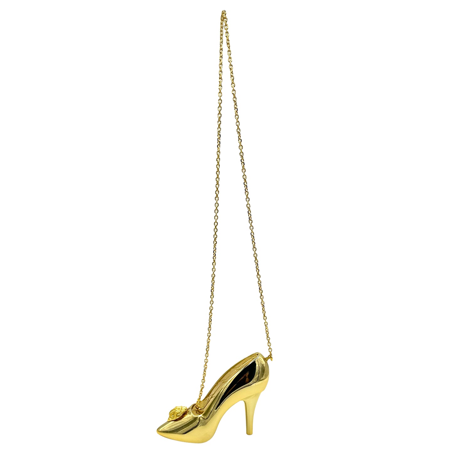 Kurt Geiger London Belgravia Shoe Clutch Crossbody - Gold