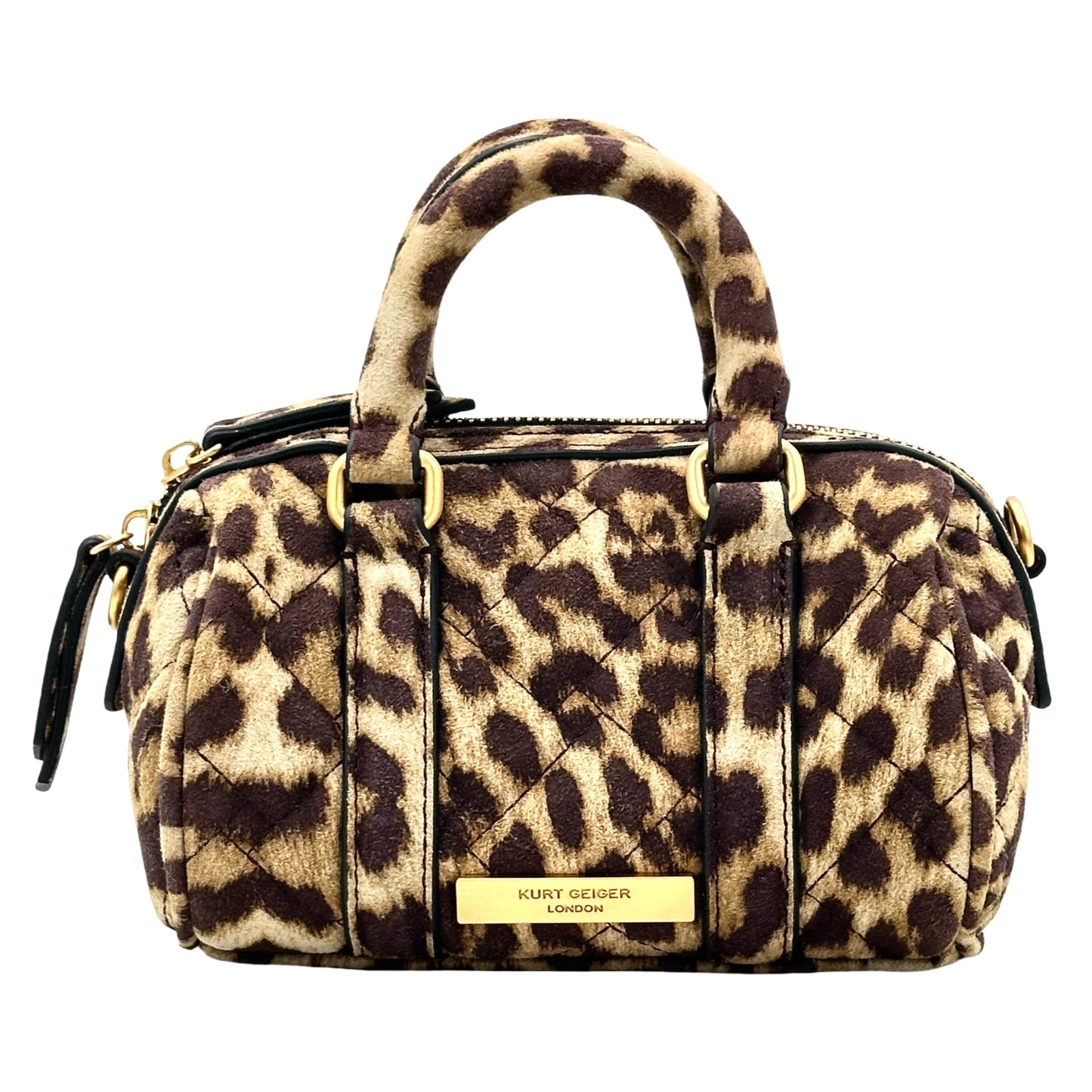 Kurt Geiger London Extra Small Kensington Boston Bag - Brown Multi