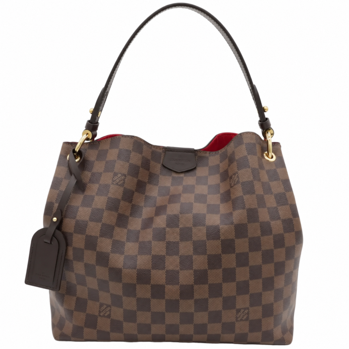 Louis Vuitton Damier Ebene Graceful PM Brown Shoulder Bag