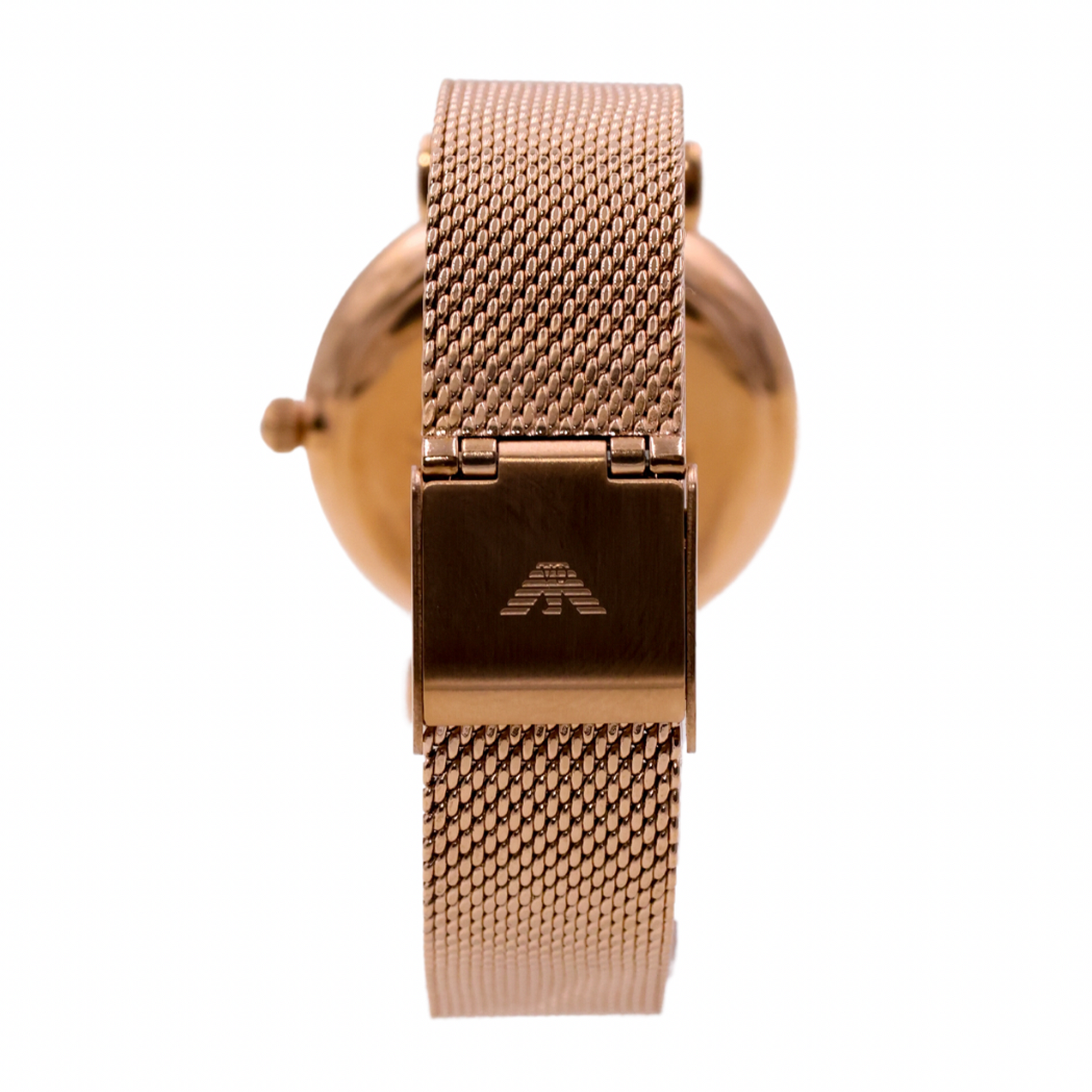 Armani mesh discount strap watch
