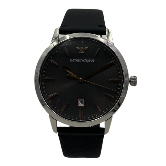 Emporio Armani Ruggero Gray Dial Men's Watch and Bracelet Set - AR80026 - 723763277969 