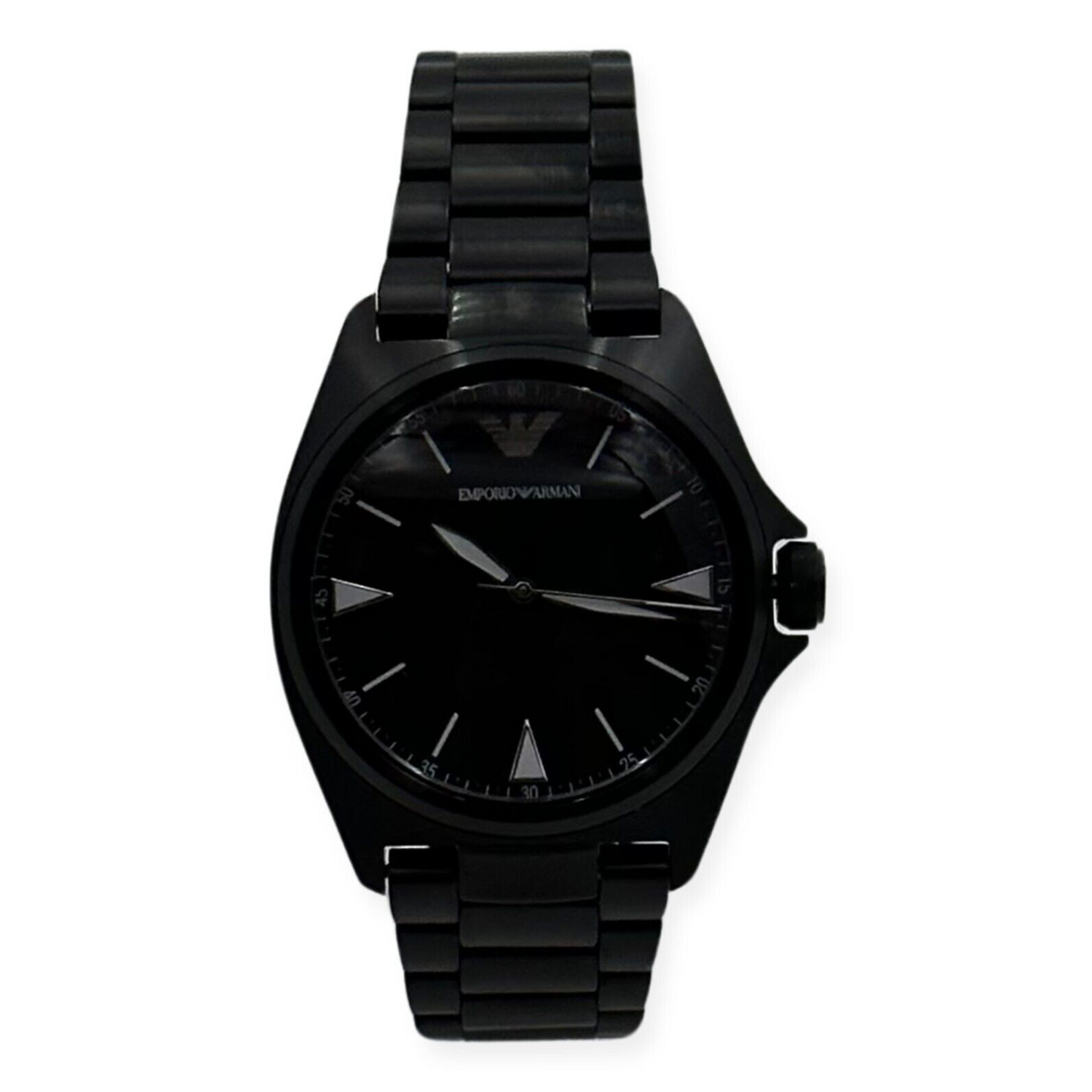 Emporio Armani Men's Three-Hand Black-Tone Stainless Steel Watch - AR11257 - 723763282567 