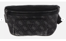 Guess Vezzola Smart Compact Bum Bag Belt Bag - Dark Black Grey
