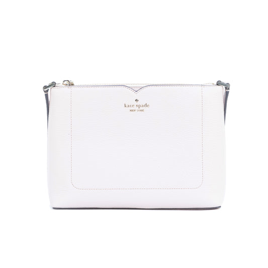 Kate Spade Harlow Pebble Leather Crossbody - Rose Smoke