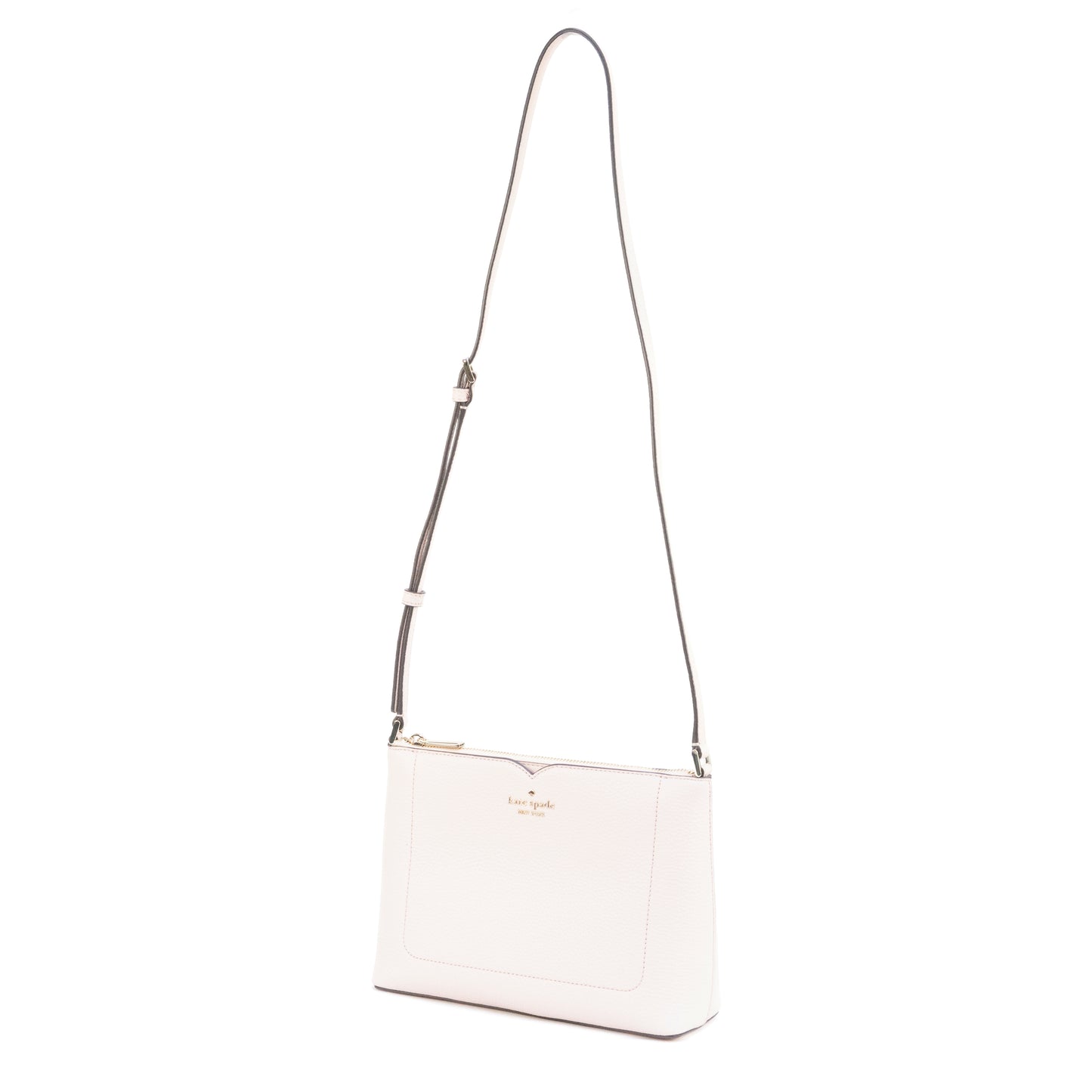 Kate Spade Harlow Pebble Leather Crossbody - Rose Smoke