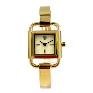 Tory Burch Small Phipps Gold Logo Watch Extra Bangle Band Set - TBW7257 - 796483524163