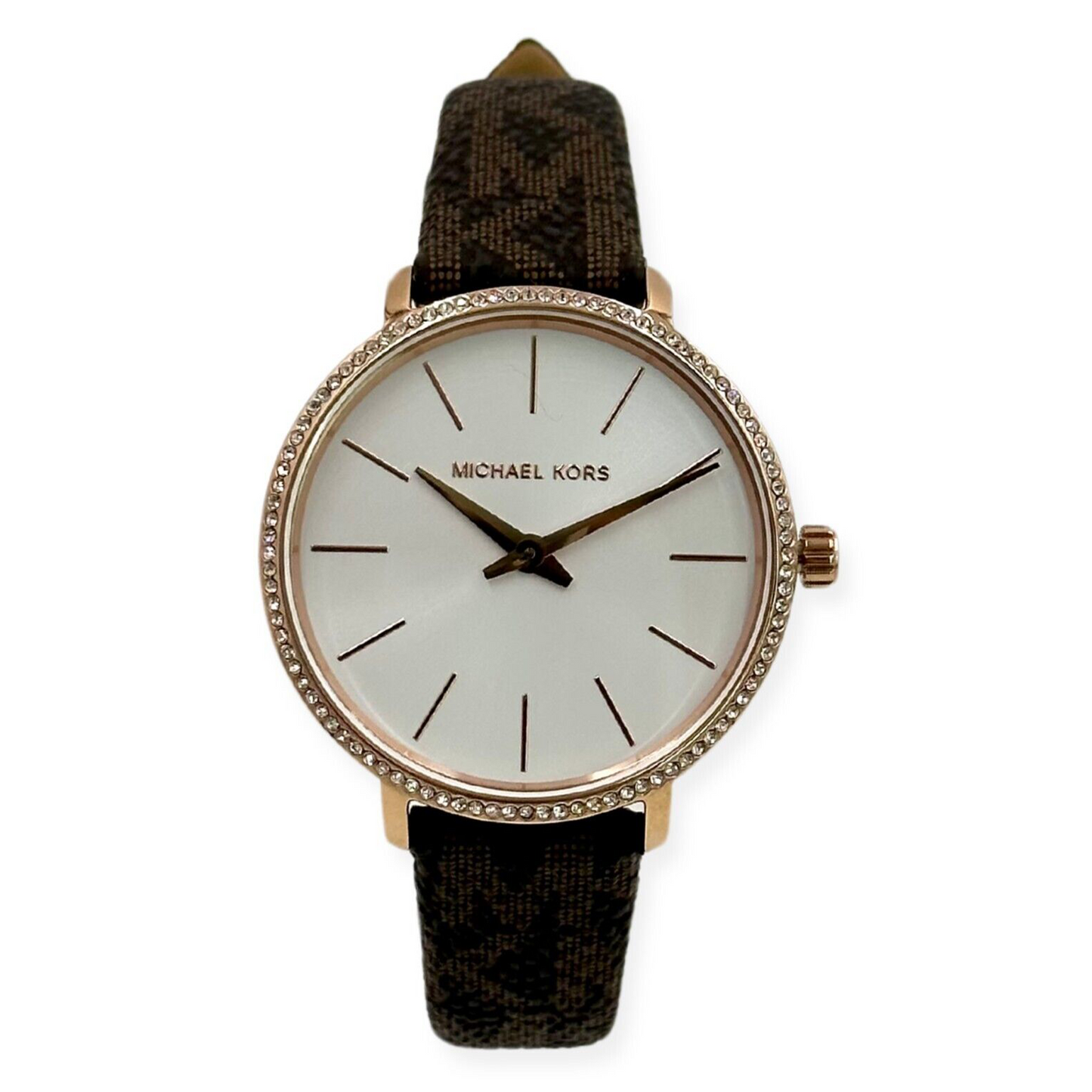 Michael Kors Pyper Analog White Dial Women's Watch with Bracelet - MK1036 - 796483540347 